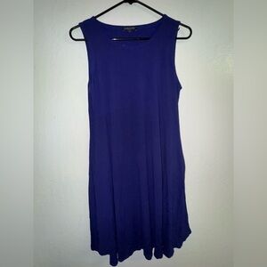 Eileen fisher cotton Sleeveless Blue mini Dress